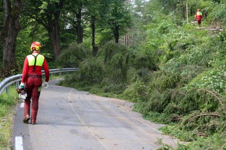 CESTA BEGUNJE CERKNICA REKONSTRUKCIJA KANALIZCIJA 03 FOTO LJUBO VUKELIČ